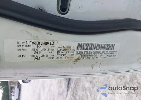 2015 Dodge Journey American Value Pkg z USA, uszkodzony, nr VIN 3C4PDCAB5FT537950